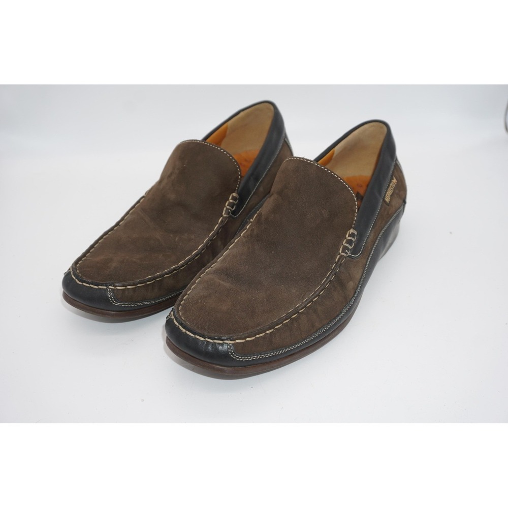 Mephisto Cool-Air Loafers Mens 8.5 Brown Leather Slip On Comfort Casual Shoes
